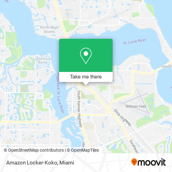 Amazon Locker-Koko map