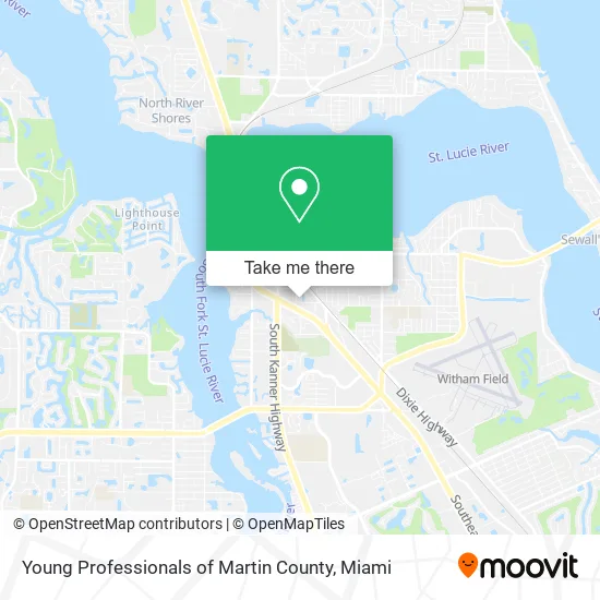 Young Professionals of Martin County map