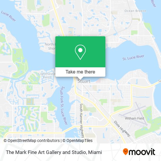 The Mark Fine Art Gallery and Studio map