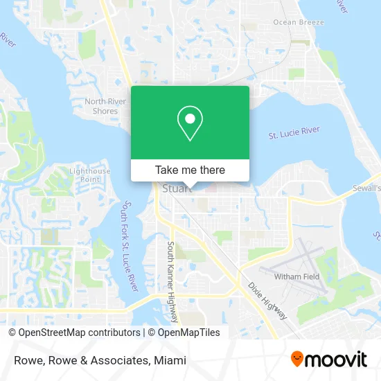 Rowe, Rowe & Associates map