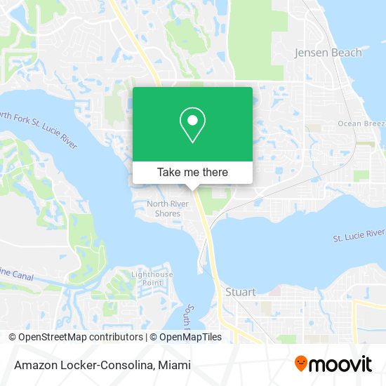 Amazon Locker-Consolina map