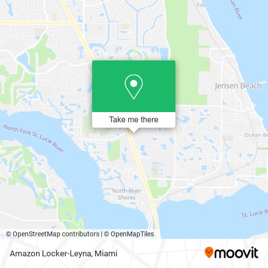 Mapa de Amazon Locker-Leyna