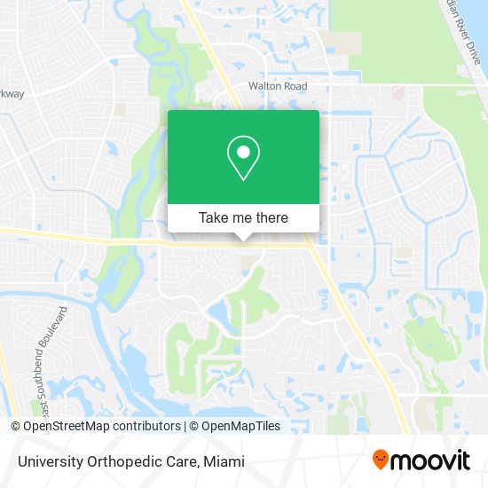 Mapa de University Orthopedic Care