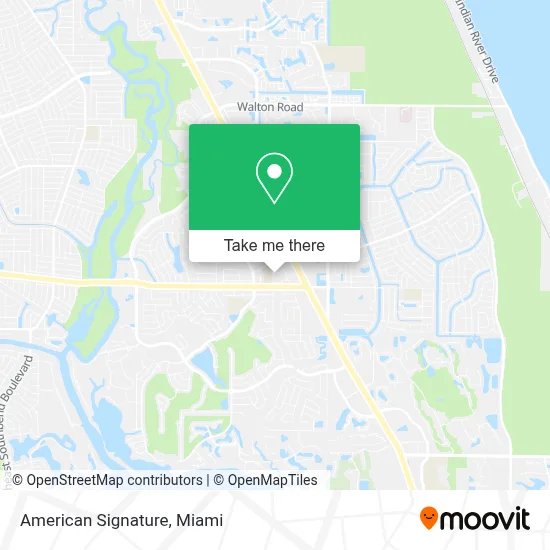 American Signature map