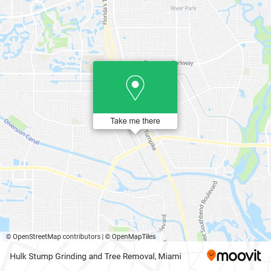 Hulk Stump Grinding and Tree Removal map