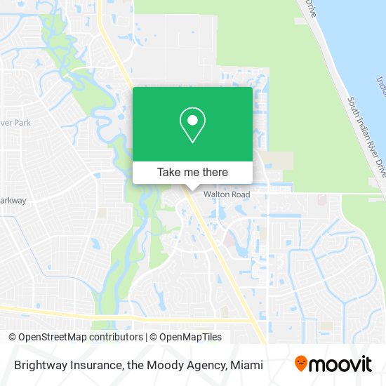 Mapa de Brightway Insurance, the Moody Agency