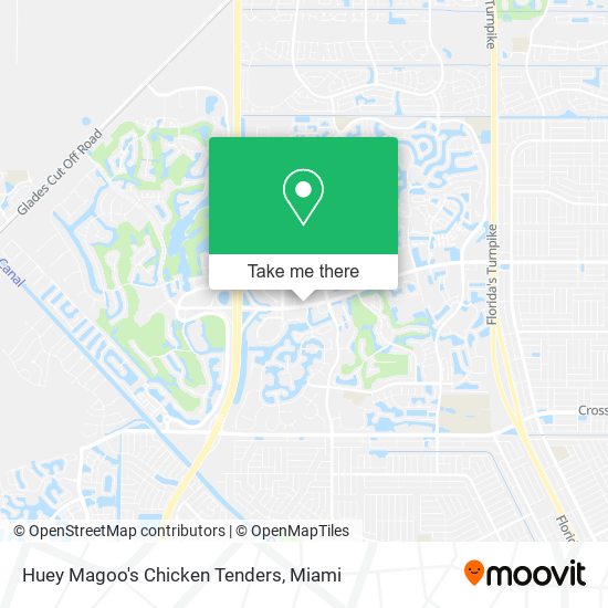 Huey Magoo's Chicken Tenders map