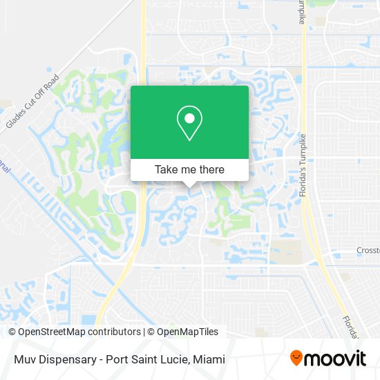 Mapa de Muv Dispensary - Port Saint Lucie