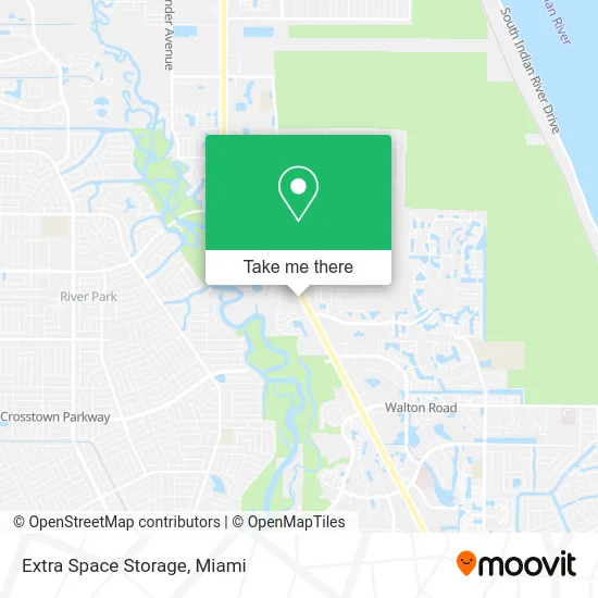 Extra Space Storage map