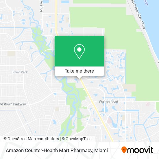 Mapa de Amazon Counter-Health Mart Pharmacy