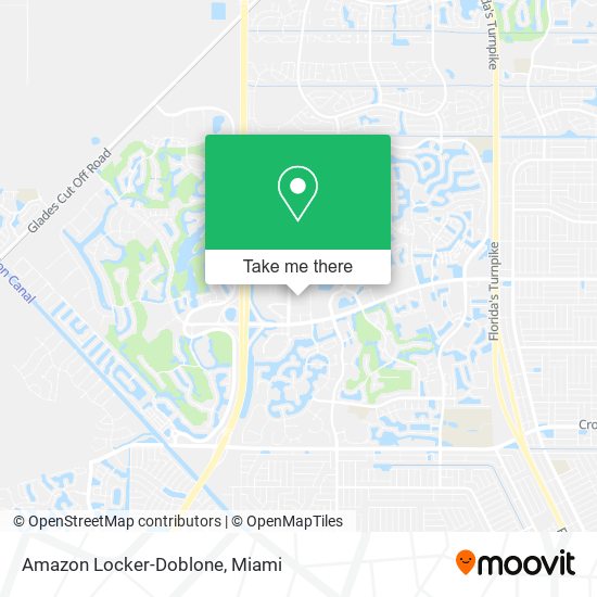 Amazon Locker-Doblone map