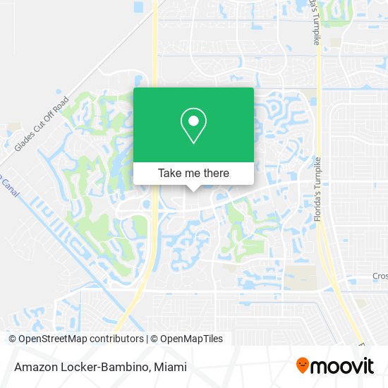 Amazon Locker-Bambino map