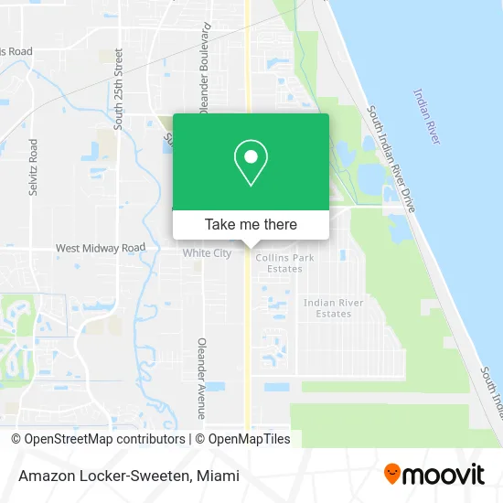 Amazon Locker-Sweeten map