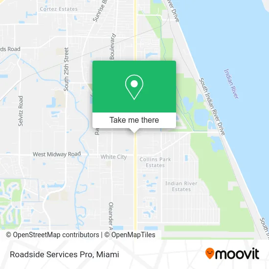 Roadside Services Pro map