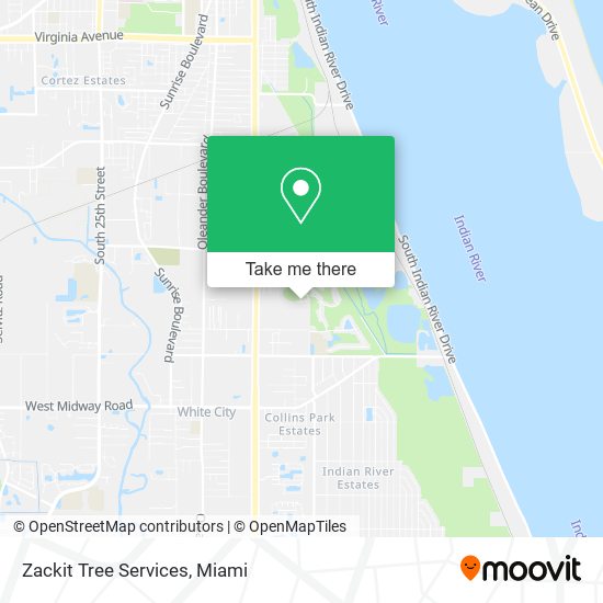 Mapa de Zackit Tree Services