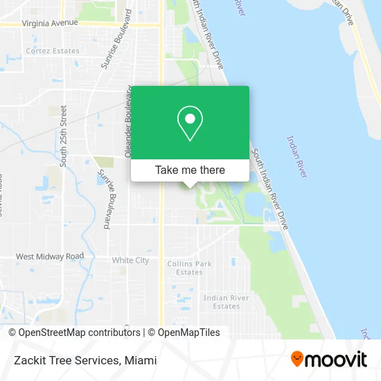 Zackit Tree Services map