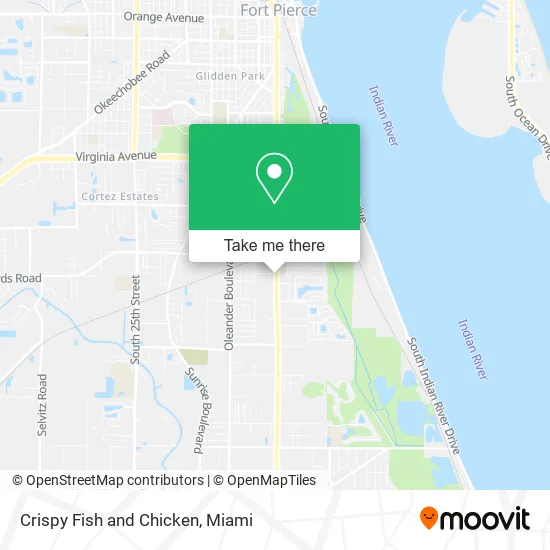 Crispy Fish and Chicken map