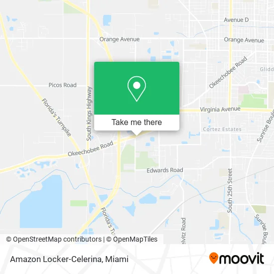 Amazon Locker-Celerina map