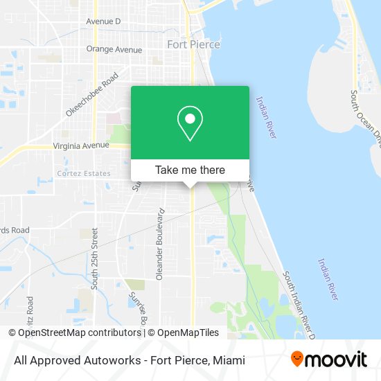 All Approved Autoworks - Fort Pierce map