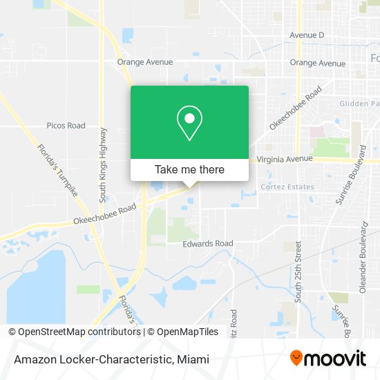 Amazon Locker-Characteristic map