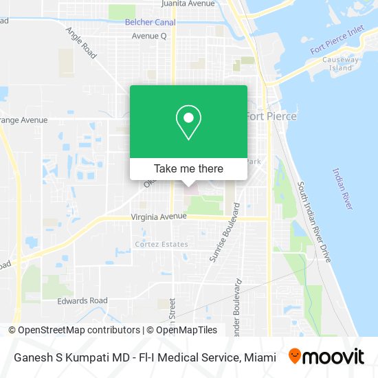 Ganesh S Kumpati MD - Fl-I Medical Service map