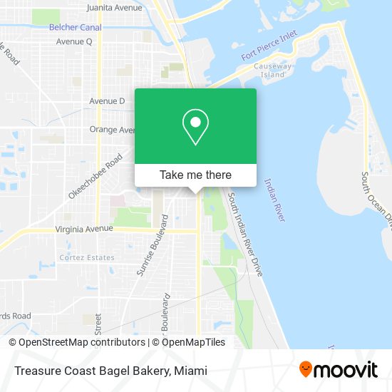 Treasure Coast Bagel Bakery map