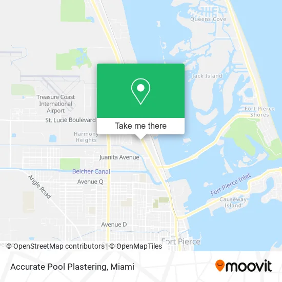 Accurate Pool Plastering map