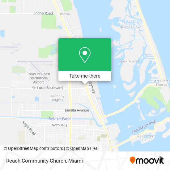 Reach Community Church map