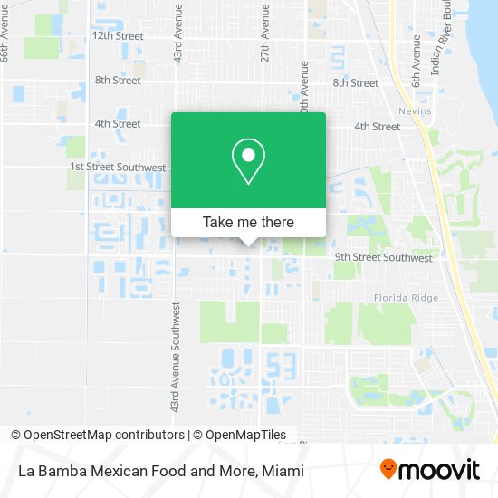La Bamba Mexican Food and More map