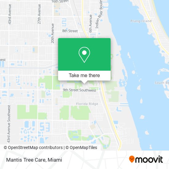 Mapa de Mantis Tree Care