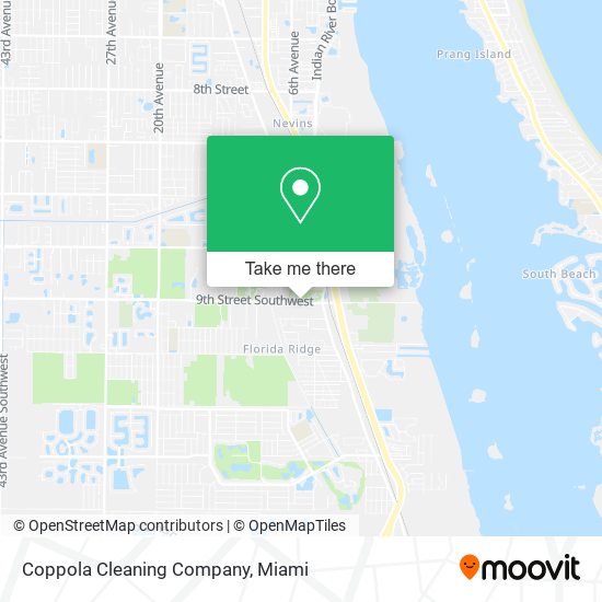 Mapa de Coppola Cleaning Company