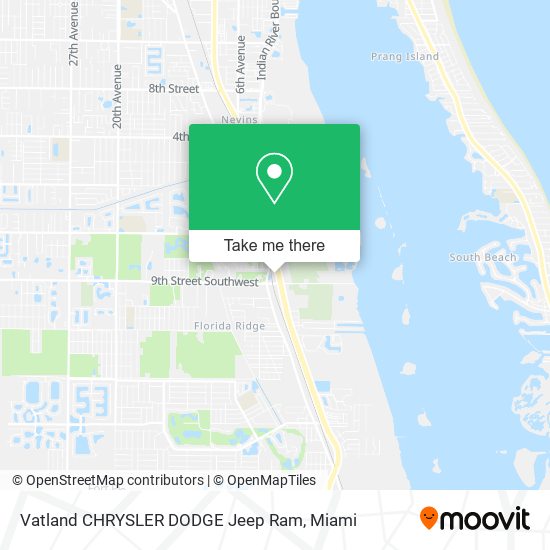 Vatland CHRYSLER DODGE Jeep Ram map