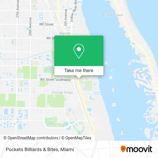 Pockets Billiards & Bites map