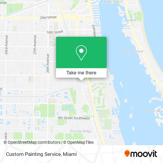 Mapa de Custom Painting Service