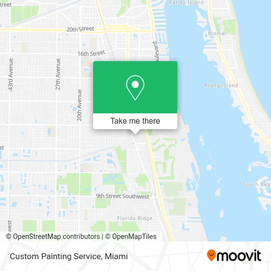 Custom Painting Service map