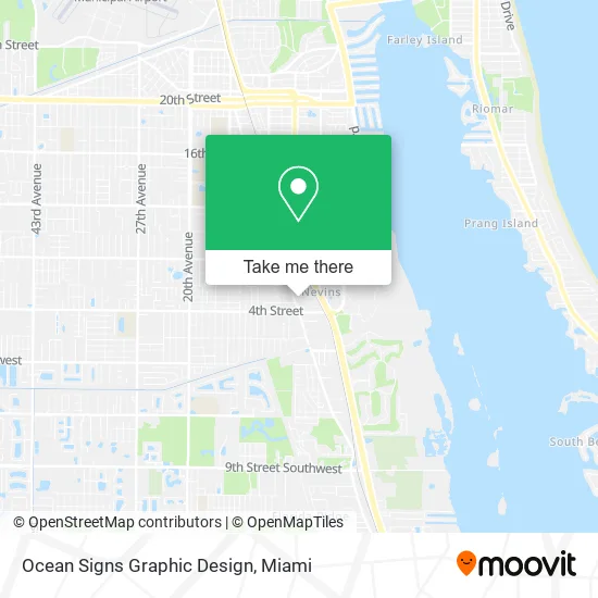 Ocean Signs Graphic Design map