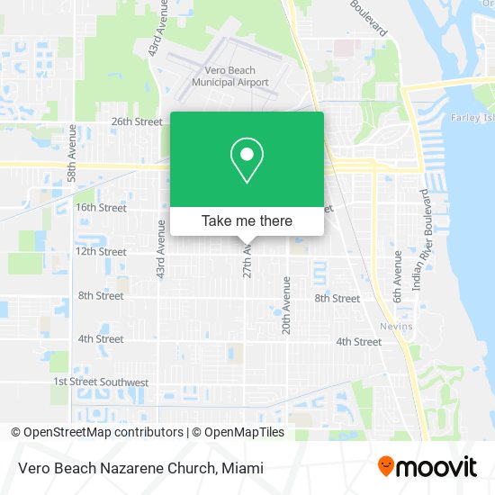 Vero Beach Nazarene Church map