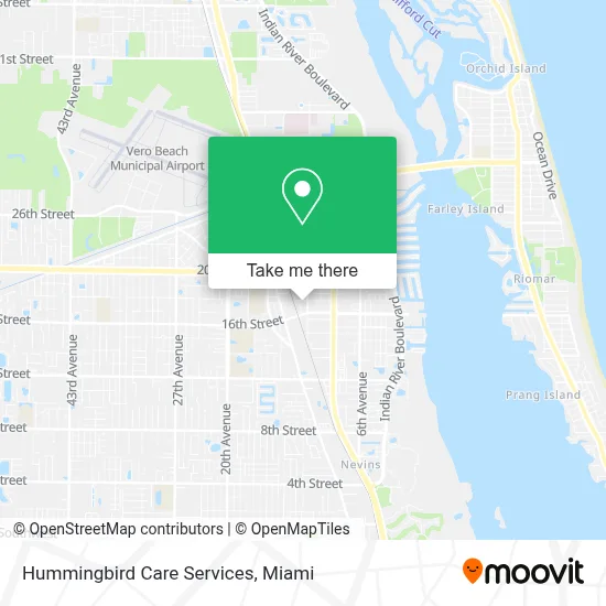 Hummingbird Care Services map