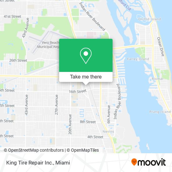 King Tire Repair Inc. map