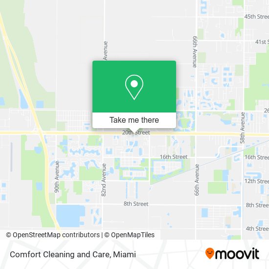 Comfort Cleaning and Care map