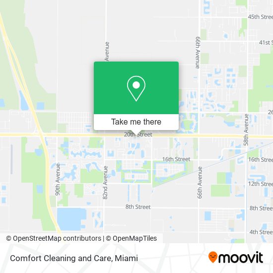 Mapa de Comfort Cleaning and Care