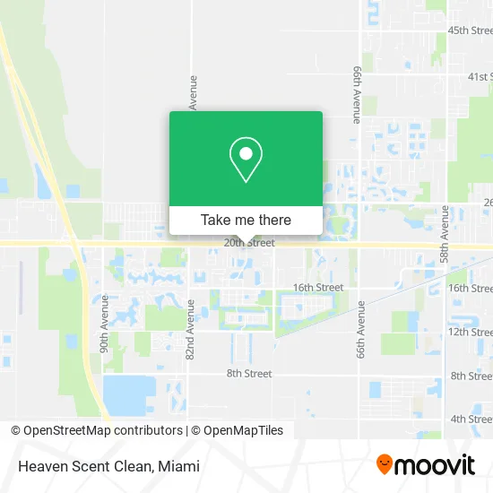 Heaven Scent Clean map