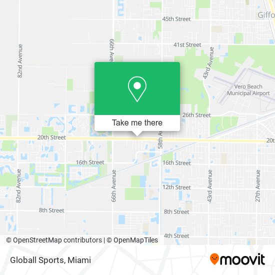 Globall Sports map