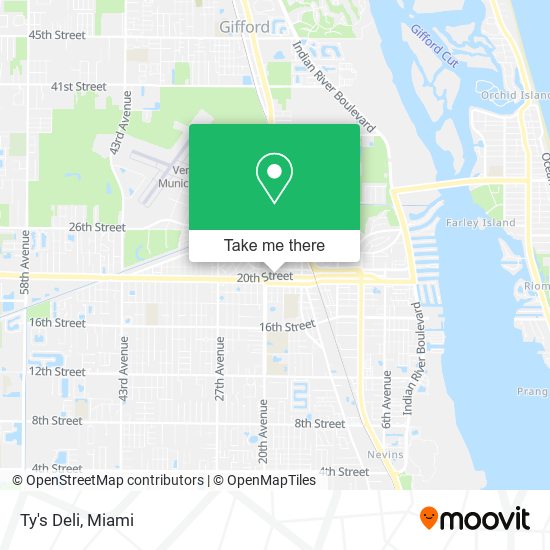Mapa de Ty's Deli