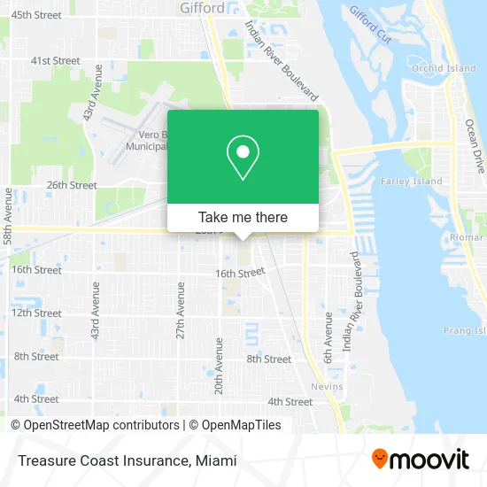 Treasure Coast Insurance map
