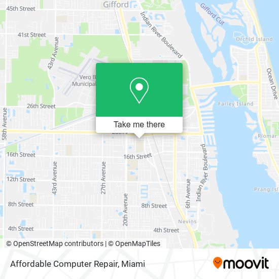 Affordable Computer Repair map