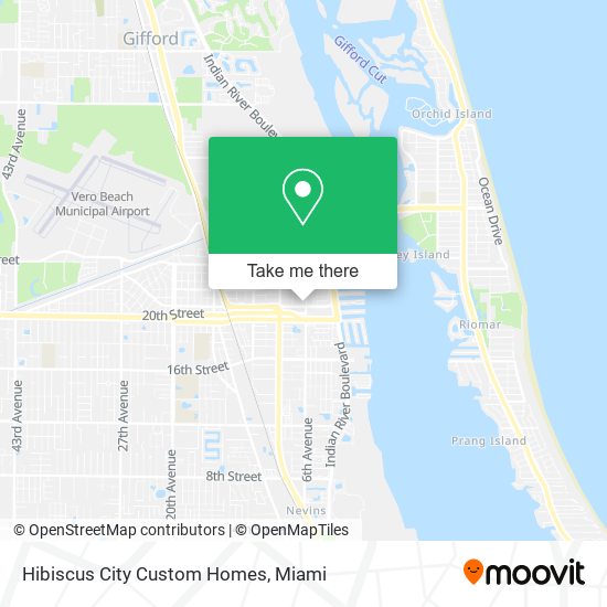 Hibiscus City Custom Homes map