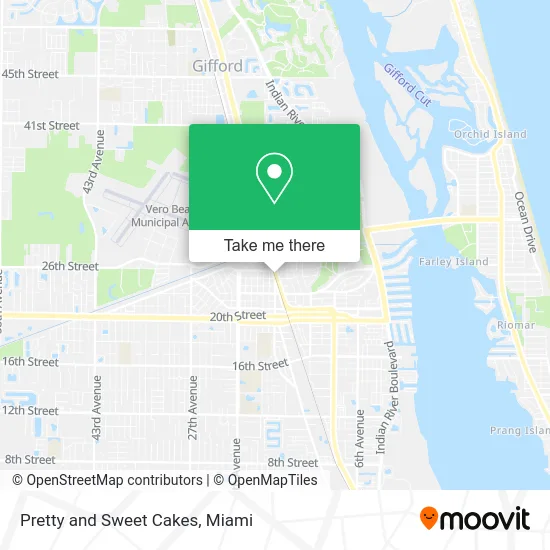Pretty and Sweet Cakes map