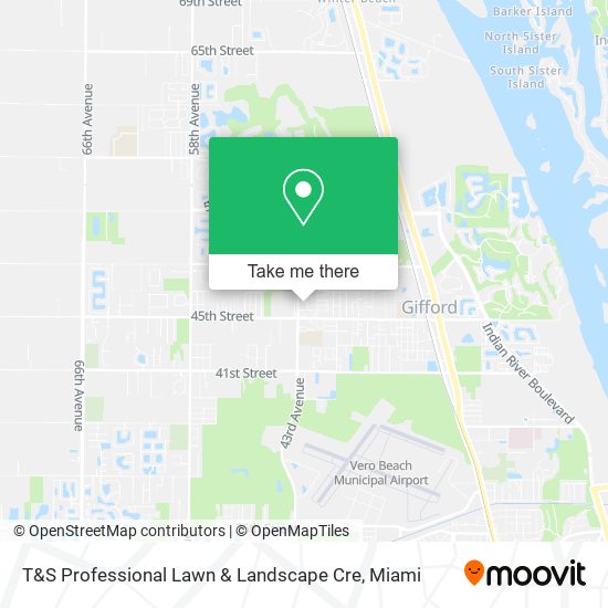 T&S Professional Lawn & Landscape Cre map