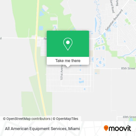 All American Equipment Services map